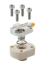 GRAS 47BG-FV 1/4" CCP  Miniature Flush-mount Microphone set, High Pressure