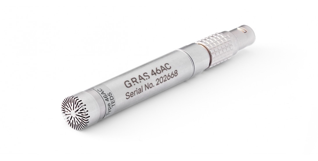 GRAS 46AC 1/2'' LEMO Free-field Standard Microphone Set, Wide Frequency