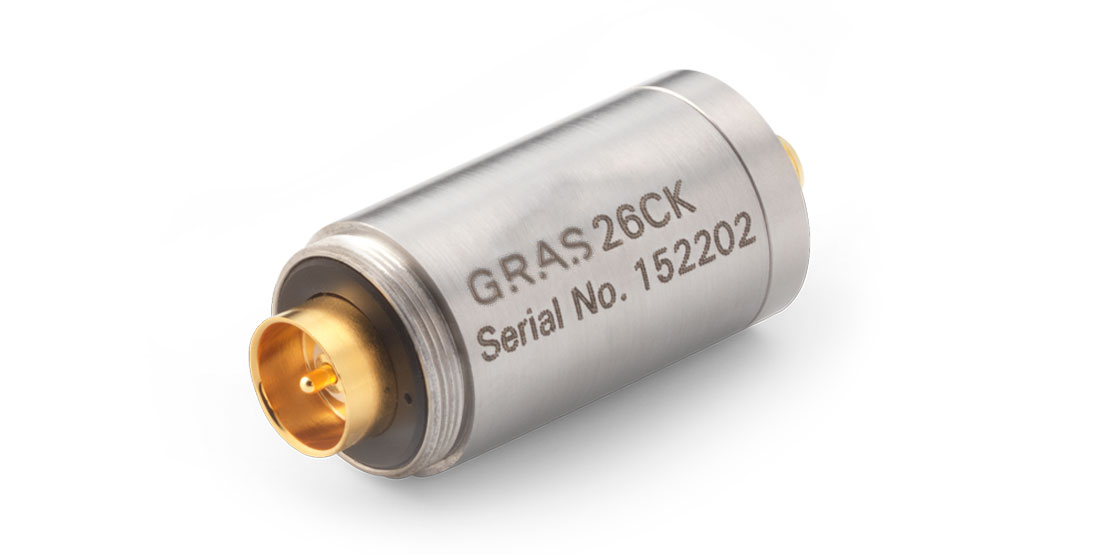 GRAS 26CK 1/2” CCP Standard Preamplifier with Microdot Connector, Very Short