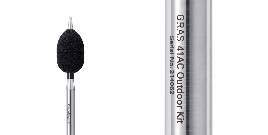 GRAS 41AC-3 CCP Outdoor Microphone for Community & Airport Noise