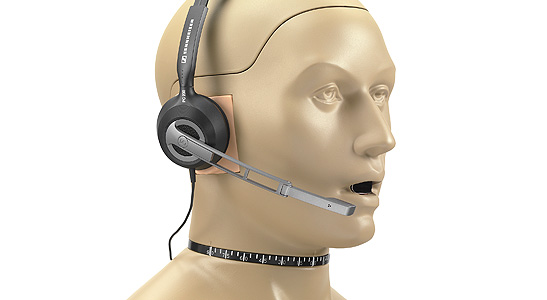 GRAS 45BC-12 KEMAR with Mouth Simulator and Anthropometric Pinnae for Low-noise Headset Test, 2-Ch LEMO