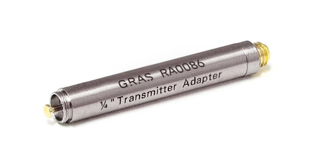 GRAS RA0086 Transmitter Adapter for 1/4" microphones